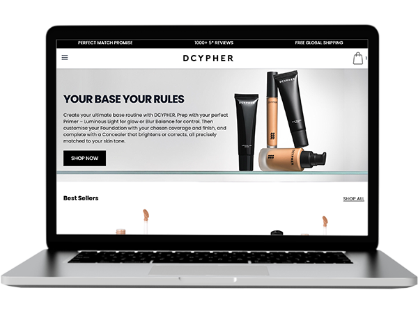 The homepage of the DCYPHER site