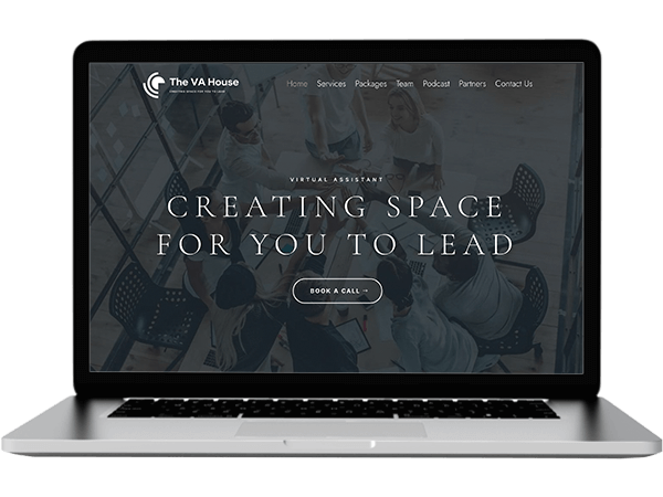 The homepage of The VA House site